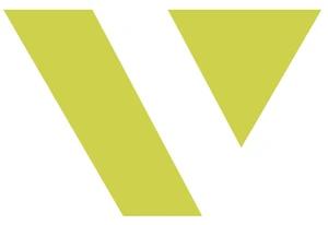 Nowoczesne logo firmy w jaskrawym zielonym kolorze na białym tle reprezentujące profil pracodawcy