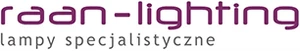 Logo firmy Raan Lighting specjalizującej się w lampach i oświetleniu specjalistycznym