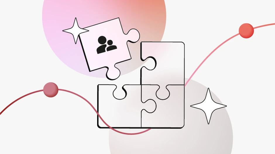 Zarys puzzli łączących się symbolizujących współpracę i integrację zespołu w firmie