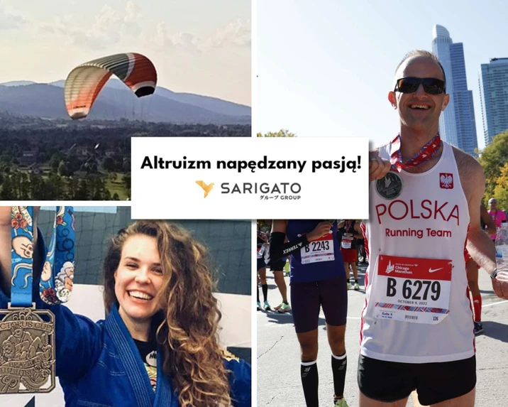 Sportowe pasje pracowników Sarigato Group obejmują paralotniarstwo, bieg maratoński i sztuki walki z medalami
