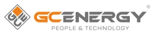 Logo firmy GC Energy z hasłem People & Technology wskazujące na nowoczesne podejście i zaangażowanie w technologię i ludzi