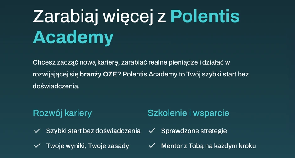 <p>Polentis Academy: Twój pas startowy ✈️</p>